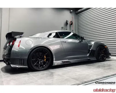 Carbonado CFRP VA Style Side Skirts Nissan GTR R35 2008-2021 - CF1256VA