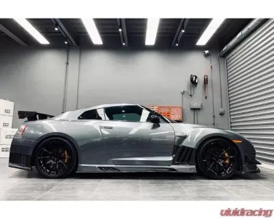 Carbonado CFRP VA Style Side Skirts Nissan GTR R35 2008-2021 - CF1256VA