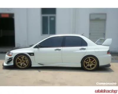Carbonado Carbonado FRP JP Style Side Skirts for Mitsubishi Evo 2003-2006 - 1340VT