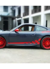 Carbonado CFRP TA Style Side Skirts Porsche 911 997.1 Carrera | S 2005-2008                                     - CF1700TA - Image 5