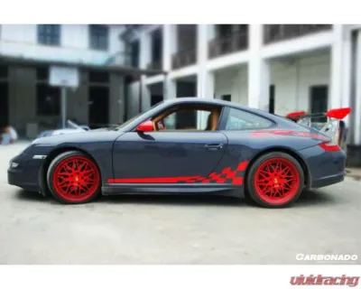 Carbonado CFRP TA Style Side Skirts Porsche 911 997.1 Carrera | S 2005-2008 - CF1700TA