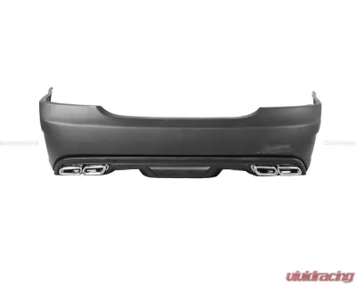 Carbonado FRP BK Style Rear Bumper Mercedes Benz S Class W221 2007-2013 - 3199BK