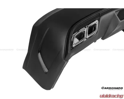 Carbonado FRP BK Style Rear Bumper Mercedes Benz S Class W221 2007-2013 - 3199BK