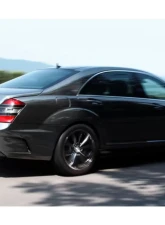 Carbonado FRP BK Style Rear Bumper Mercedes Benz S Class W221 2007-2013                                     - 3199BK - Image 3