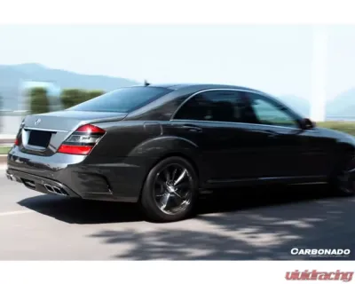Carbonado FRP BK Style Rear Bumper Mercedes Benz S Class W221 2007-2013 - 3199BK