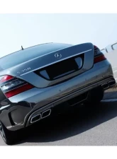 Carbonado FRP BK Style Rear Bumper Mercedes Benz S Class W221 2007-2013                                     - 3199BK - Image 4