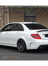 Carbonado FGPCF BK Style Rear Bumper Mercedes Benz C63 AMG W204 2008-2011                                     - FGPCF3205BE - Image 5