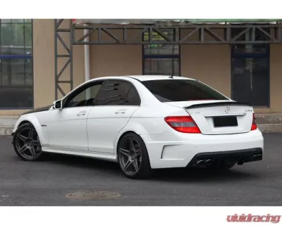 Carbonado FGPCF BK Style Rear Bumper Mercedes Benz C63 AMG W204 2008-2011 - FGPCF3205BE