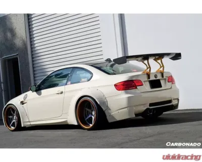 Carbonado FRP LP Style Rear Cap Splitters BMW M3 E92 | E93 2008-2012 - 3221LB.C