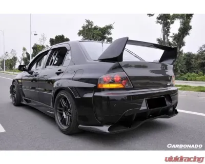 Carbonado FRP JP Style Rear Bumper Mitsubishi Evo 2003-2006 - 3340JDM
