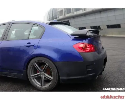 Carbonado CFRP BS Style Roof Spoiler for Infiniti G25/G35/G37 Sedan 2007-2013 - CF3504BS.RS