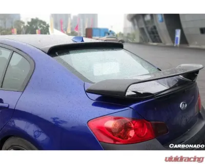 Carbonado CFRP BS Style Roof Spoiler for Infiniti G25/G35/G37 Sedan 2007-2013 - CF3504BS.RS