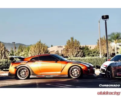 Carbonado CFRP VA Style Rear Fender Flare Nissan GTR R35 2008-2021 - CF3505VA14-RFF