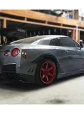 Carbonado CFRP VA Style Rear Fender Flare Nissan GTR R35 2008-2021                                     - CF3505VA14-RFF - Image 5