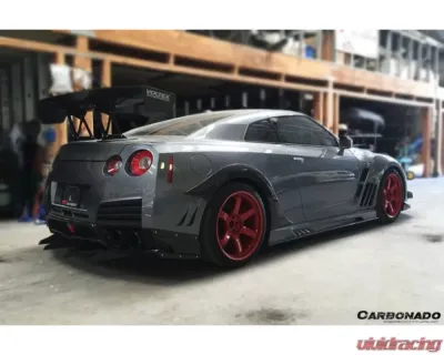 Carbonado CFRP VA Style Rear Fender Flare Nissan GTR R35 2008-2021 - CF3505VA14-RFF