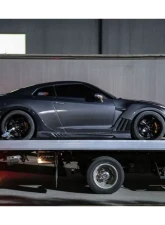 Carbonado CFRP VA Style Rear Fender Flare Nissan GTR R35 2008-2021                                     - CF3505VA14-RFF - Image 6