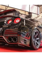 Carbonado CFRP VA Style Rear Fender Flare Nissan GTR R35 2008-2021                                     - CF3505VA14-RFF - Image 8