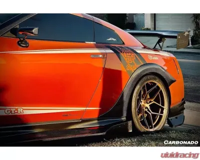Carbonado CFRP VA Style Rear Fender Flare Nissan GTR R35 2008-2021 - CF3505VA14-RFF