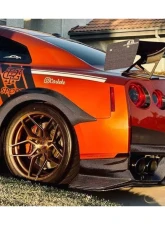 Carbonado CFRP VA Style Rear Fender Flare Nissan GTR R35 2008-2021                                     - CF3505VA14-RFF - Image 10