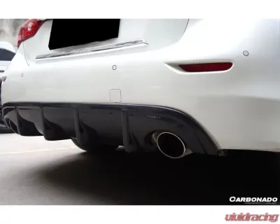 Carbonado FGCF SN Style Rear Lip Infiniti Q50 Sedan 2014-2017 - FGCF3506SN.RD