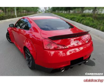 Carbonado FGCF DE Style Rear Lip Infiniti G37S Coupe 2008-2015 - FGCF3571LB.RL