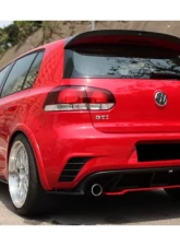 Carbonado FGPCF Rz Style Rear Bumper (Dual Exhaust) Volkswagen Golf 6 R20 GTI 2010-2013                                     - FGPCF3820RZR-2 - Image 7