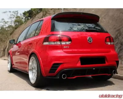 Carbonado FGPCF Rz Style Rear Bumper (Dual Exhaust) Volkswagen Golf 6 R20 GTI 2010-2013 - FGPCF3820RZR-2