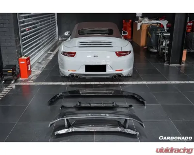 Carbonado Carbonado CFRP TA Style Trunk Spoiler for Porsche 911 991.1 Carrera/S/4S 2012-2015 - CF3995TA.W