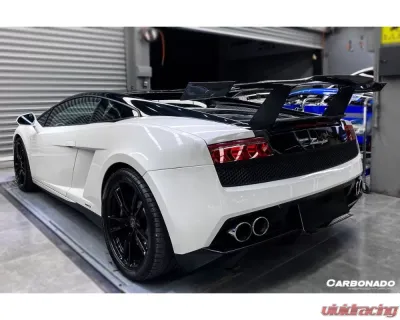 Carbonado Carbonado CFRP STO Style Trunk Spoiler for Lamborghini Gallardo 2004-2014 - CF5555STO.W