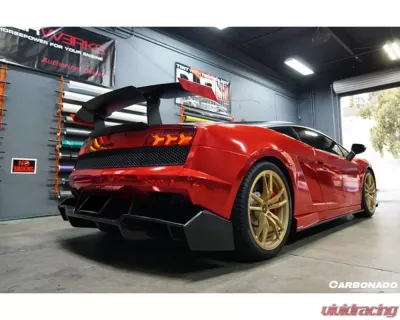 Carbonado Carbonado CFRP STO Style Trunk Spoiler for Lamborghini Gallardo 2004-2014 - CF5555STO.W