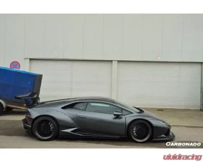 Carbonado CFRP DE Style Side Skirts Lamborghini Huracan LP610 | LP580 2015-2020 - CF5556LB-SS