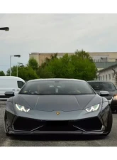 Carbonado CFRP DE Style Front Lip Lamborghini Huracan LP610 2015-2020                                     - CF5556LB-FL - Image 6
