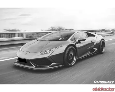 Carbonado CFRP DE Style Side Skirts Lamborghini Huracan LP610 | LP580 2015-2020 - CF5556LB-SS