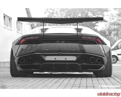 Carbonado CFRP DE Style Rear Diffuser Lamborghini Huracan LP610 | LP580 2015-2020 - CF5556LB-RD