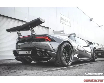 Carbonado CFRP DE Style Rear Diffuser Lamborghini Huracan LP610 | LP580 2015-2020 - CF5556LB-RD