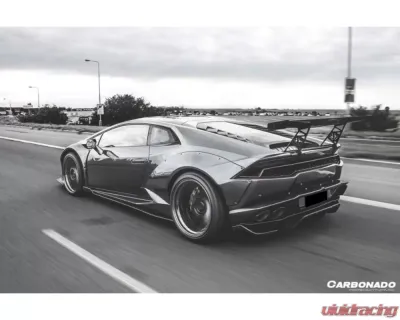 Carbonado CFRP DE Style Rear Diffuser Lamborghini Huracan LP610 | LP580 2015-2020 - CF5556LB-RD
