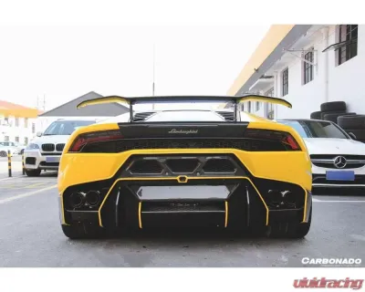Carbonado CFRP LP610 Style Carbon Rear Bumper Grill Lamborghini Huracan LP610 2015-2020 - CF5556OEM-RBG