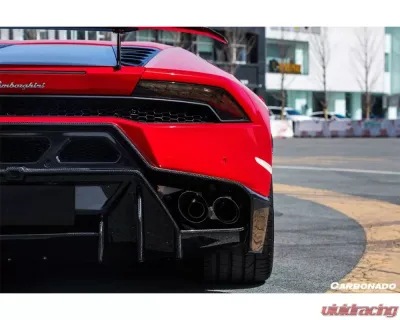 Carbonado CFRP LP610 Style Carbon Rear Bumper Grill Lamborghini Huracan LP610 2015-2020 - CF5556OEM-RBG