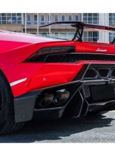 Carbonado CFRP LP610 Style Carbon Rear Bumper Grill Lamborghini Huracan LP610 2015-2020                                     - CF5556OEM-RBG - Image 8