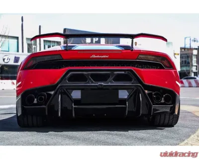Carbonado CFRP LP610 Style Carbon Rear Bumper Grill Lamborghini Huracan LP610 2015-2020 - CF5556OEM-RBG