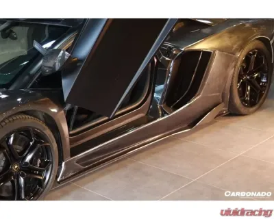 Carbonado CFRP OEM Style Side Skirts Lamborghini Aventador LP700 Coupe | Roadster 2011-2016 - CF5900OEM.SS