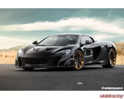 Carbonado Carbonado DRYPCF 675LT Style Partial Front Bumper for McLaren 650S 2014-2017 - DRYPCF8003BKSS675-2.FB