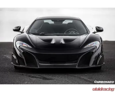 Carbonado Carbonado DRYPCF 675LT Style Partial Front Bumper for McLaren 650S 2014-2017 - DRYPCF8003BKSS675-2.FB