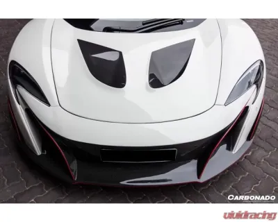 Carbonado Carbonado DRYPCF 675LT Style Partial Front Bumper for McLaren 650S 2014-2017 - DRYPCF8003BKSS675-2.FB