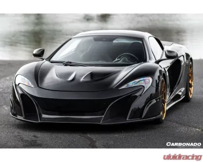 Carbonado Carbonado DRYPCF 675LT Style Partial Front Bumper for McLaren 650S 2014-2017 - DRYPCF8003BKSS675-2.FB