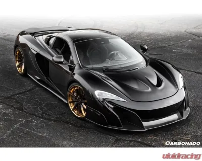 Carbonado Carbonado DRYPCF 675LT Style Partial Front Bumper for McLaren 650S 2014-2017 - DRYPCF8003BKSS675-2.FB