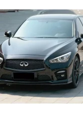 Carbonado Front Lip Spoiler for Infiniti Q50 Sedan 2014-2017, Carbon Fiber Finish                                     - FGCF8346SN.FL - Image 11