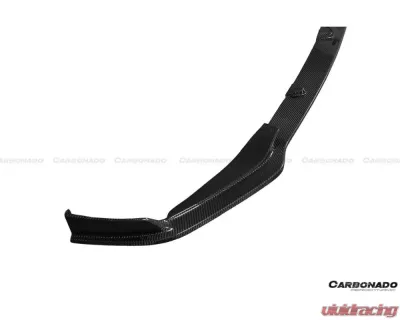 Carbonado Front Lip Spoiler for Infiniti Q50 Sedan 2014-2017, Carbon Fiber Finish - FGCF8346SN.FL