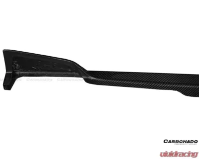 Carbonado Front Lip Spoiler for Infiniti Q50 Sedan 2014-2017, Carbon Fiber Finish - FGCF8346SN.FL