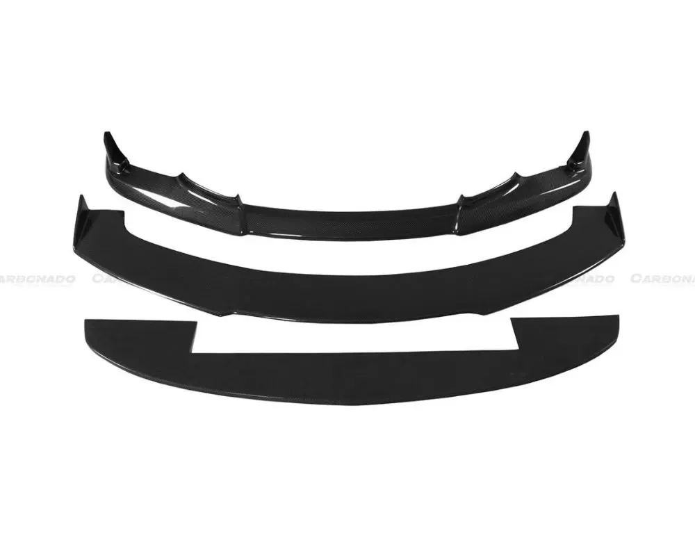 Carbonado FRP BKSS Style Front Lip Infiniti G25 | G37 Sedan 2010-2013 - 8347BKSS-FL